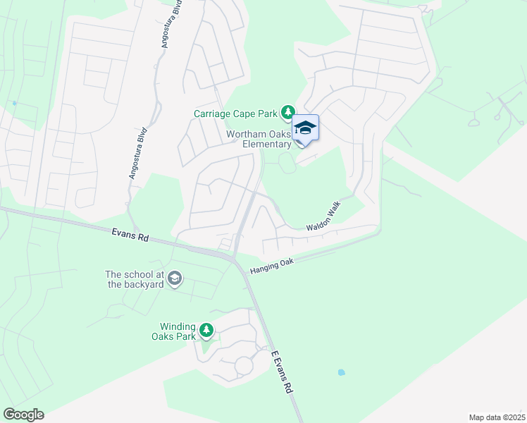 map of restaurants, bars, coffee shops, grocery stores, and more near 21735 Thunder Basin in San Antonio