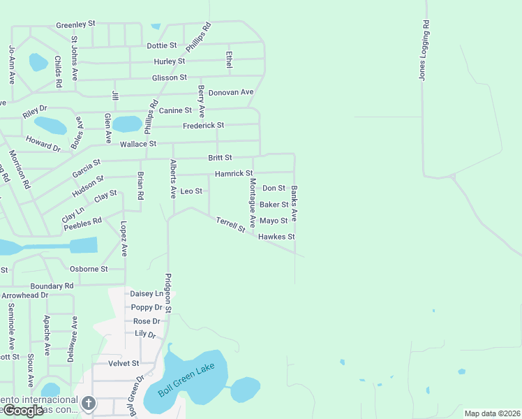map of restaurants, bars, coffee shops, grocery stores, and more near in Interlachen