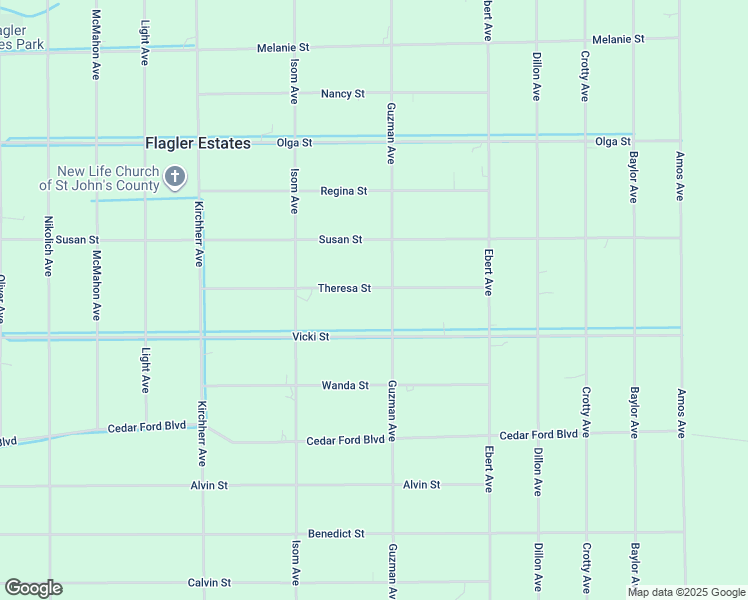 map of restaurants, bars, coffee shops, grocery stores, and more near 4305 Theresa Street in Hastings