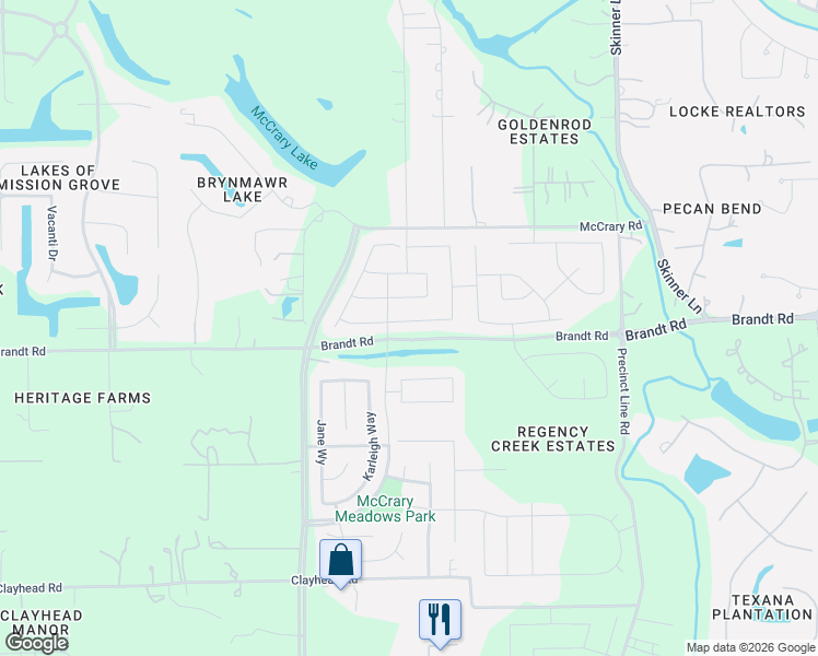map of restaurants, bars, coffee shops, grocery stores, and more near 3543 Sunlight Springs Street in Richmond