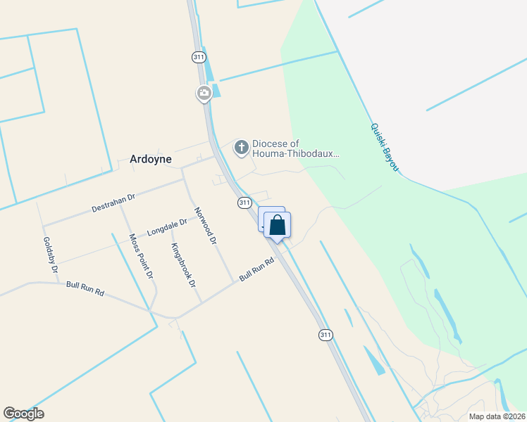 map of restaurants, bars, coffee shops, grocery stores, and more near 101-199 Gentle Oak Boulevard in Schriever