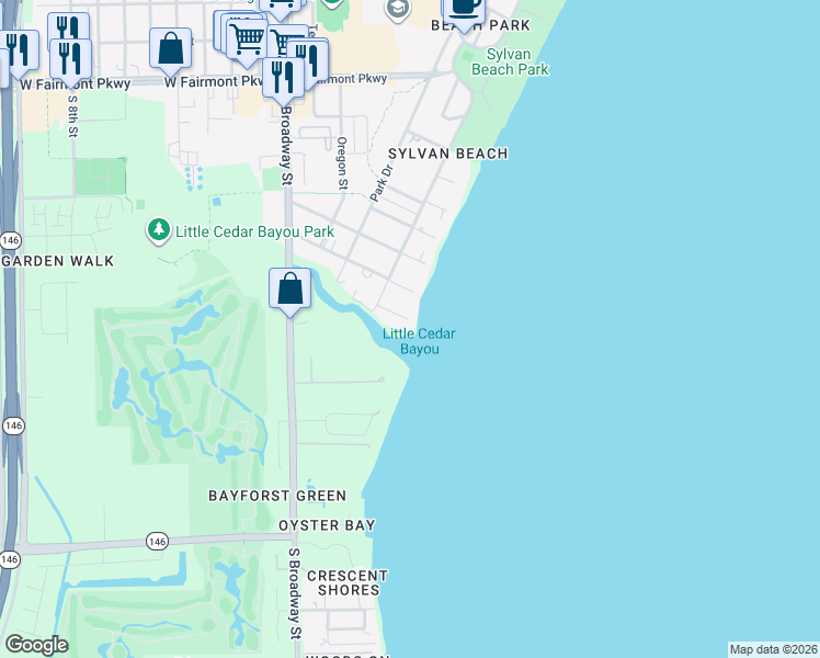 map of restaurants, bars, coffee shops, grocery stores, and more near 140 Hazel Street in La Porte