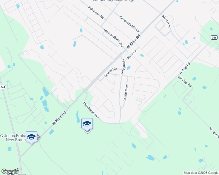 map of restaurants, bars, coffee shops, grocery stores, and more near 3964 Legend Rock in New Braunfels