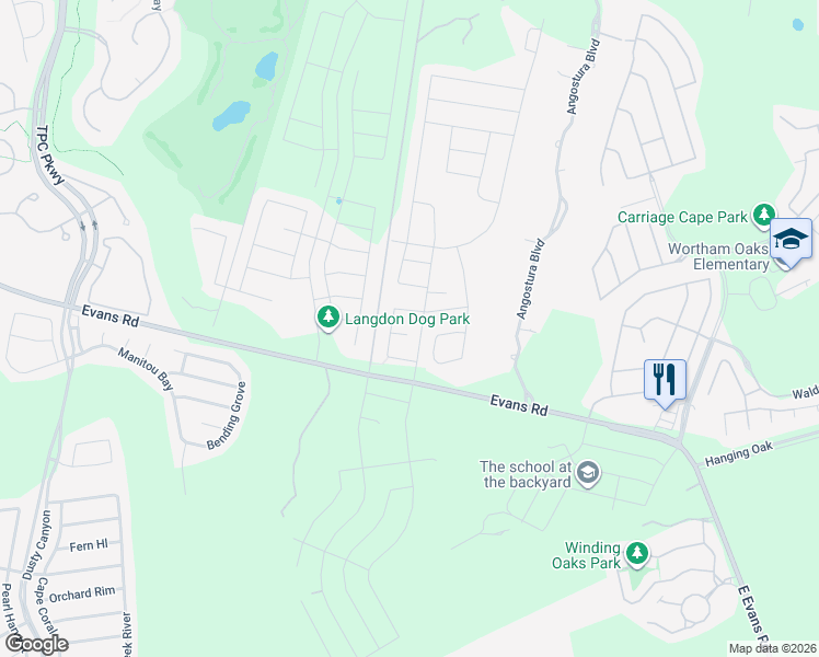 map of restaurants, bars, coffee shops, grocery stores, and more near 5103 Escudero in San Antonio