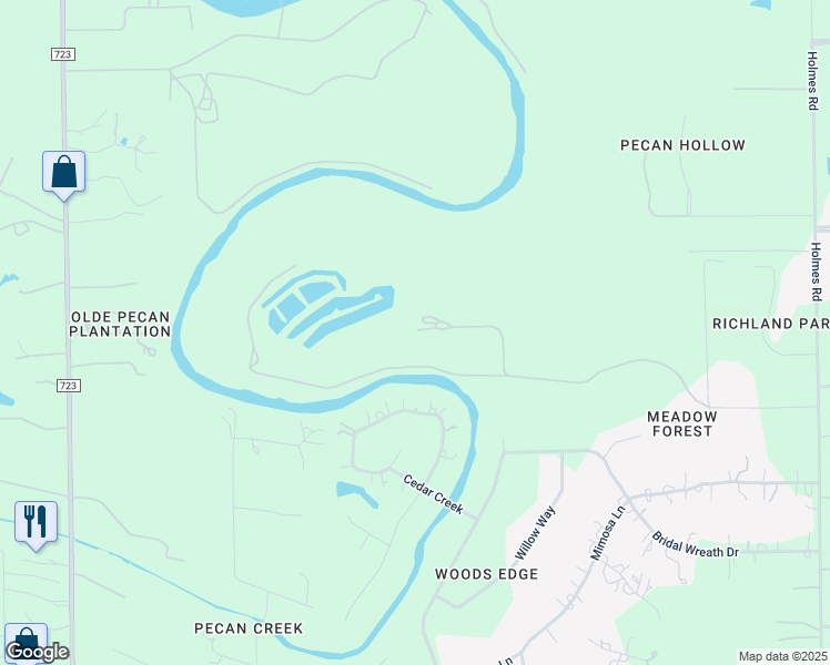 map of restaurants, bars, coffee shops, grocery stores, and more near 5502 Cherry Ridge Road in Richmond