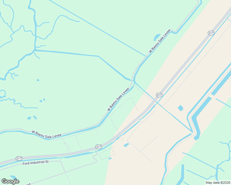 map of restaurants, bars, coffee shops, grocery stores, and more near West Bayou Sale Levee in Franklin