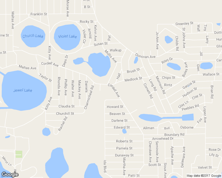 map of restaurants, bars, coffee shops, grocery stores, and more near 481 Cordell Avenue in Interlachen