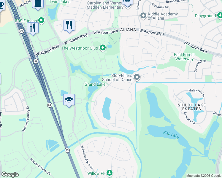 map of restaurants, bars, coffee shops, grocery stores, and more near 11607 Kirkshaw Drive in Richmond