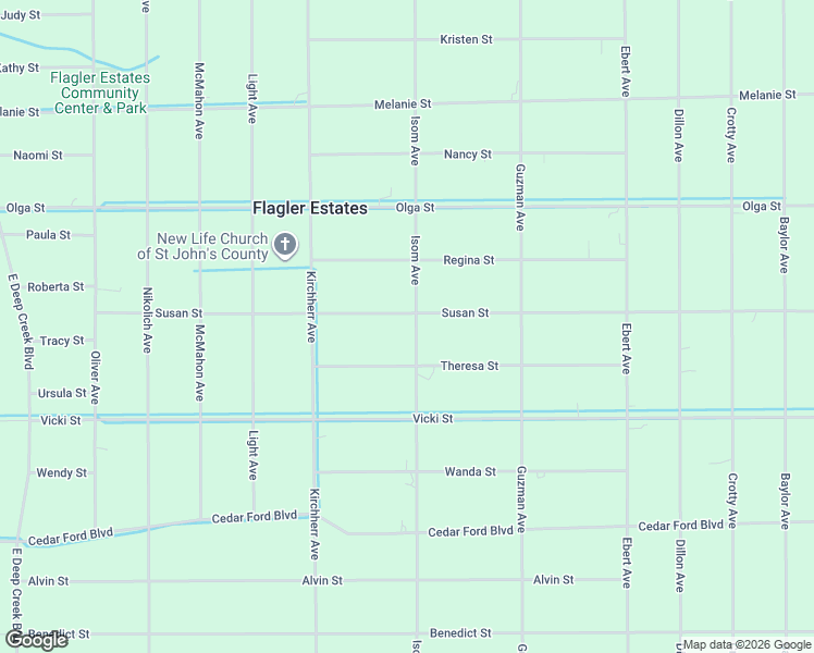 map of restaurants, bars, coffee shops, grocery stores, and more near 4410 Theresa Street in Hastings