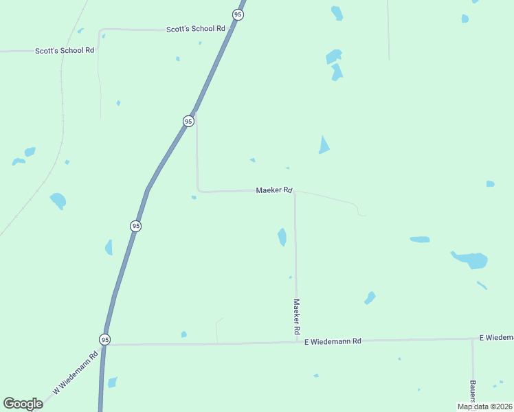 map of restaurants, bars, coffee shops, grocery stores, and more near 3814 Maeker Road in Flatonia