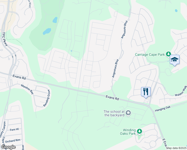 map of restaurants, bars, coffee shops, grocery stores, and more near 5130 Aloe Vera in San Antonio