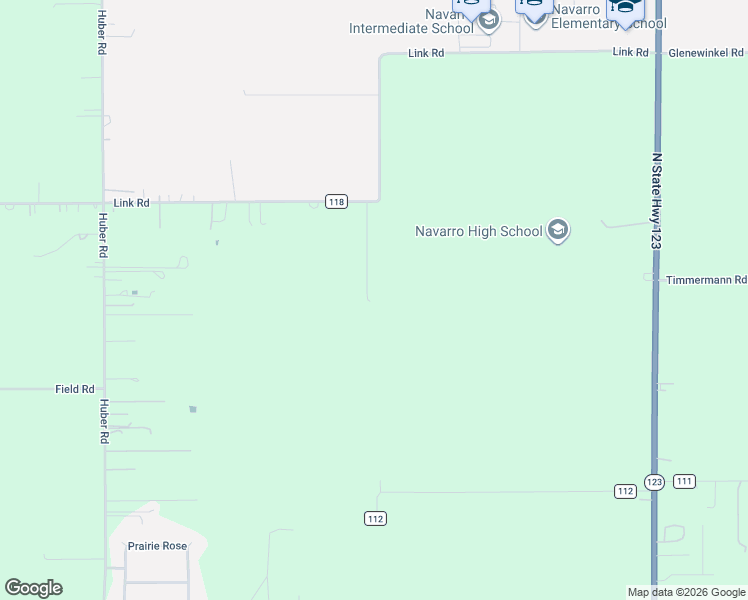 map of restaurants, bars, coffee shops, grocery stores, and more near 1025 Link Road in Seguin