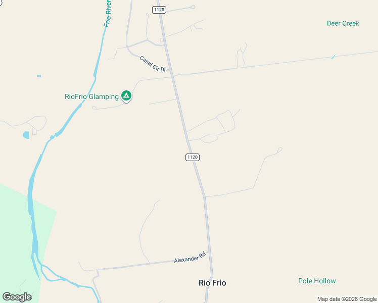 map of restaurants, bars, coffee shops, grocery stores, and more near 5344 Ranch Road 1120 in Rio Frio