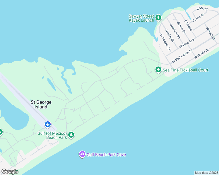 map of restaurants, bars, coffee shops, grocery stores, and more near 1412 Bayberry Lane in Eastpoint