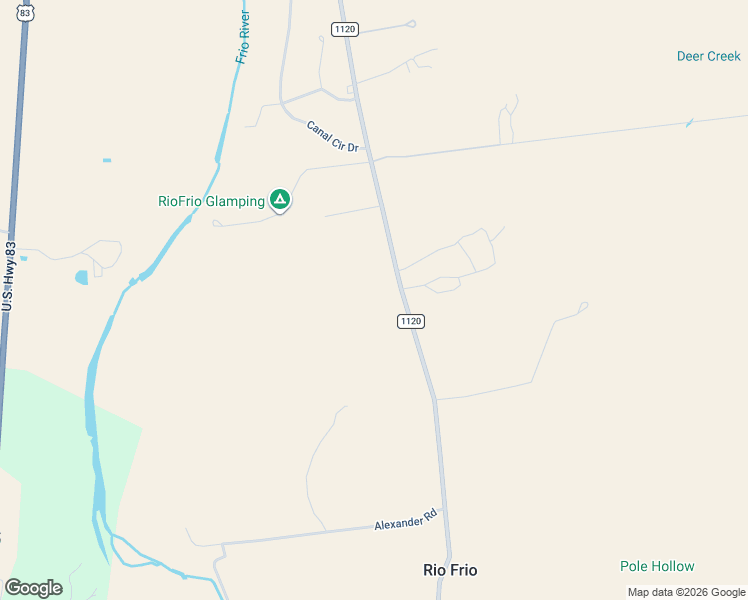 map of restaurants, bars, coffee shops, grocery stores, and more near 5344 Ranch Road 1120 in Rio Frio