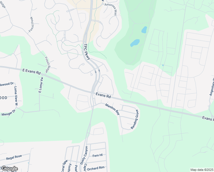 map of restaurants, bars, coffee shops, grocery stores, and more near 5707 TPC Parkway in San Antonio