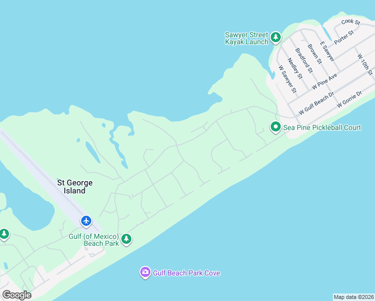 map of restaurants, bars, coffee shops, grocery stores, and more near 1412 Bayberry Lane in Eastpoint