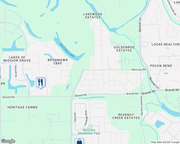 map of restaurants, bars, coffee shops, grocery stores, and more near 3818 Singing Flower Lane in Richmond