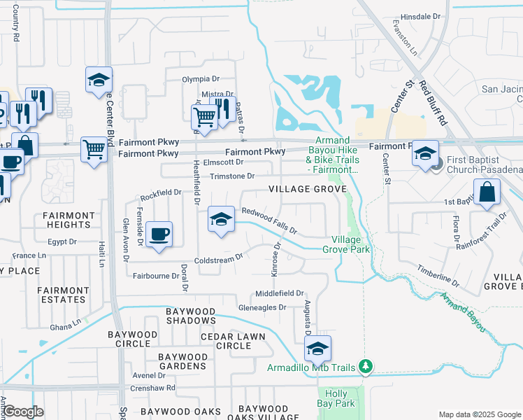 map of restaurants, bars, coffee shops, grocery stores, and more near 4203 Cantwell Drive in Pasadena