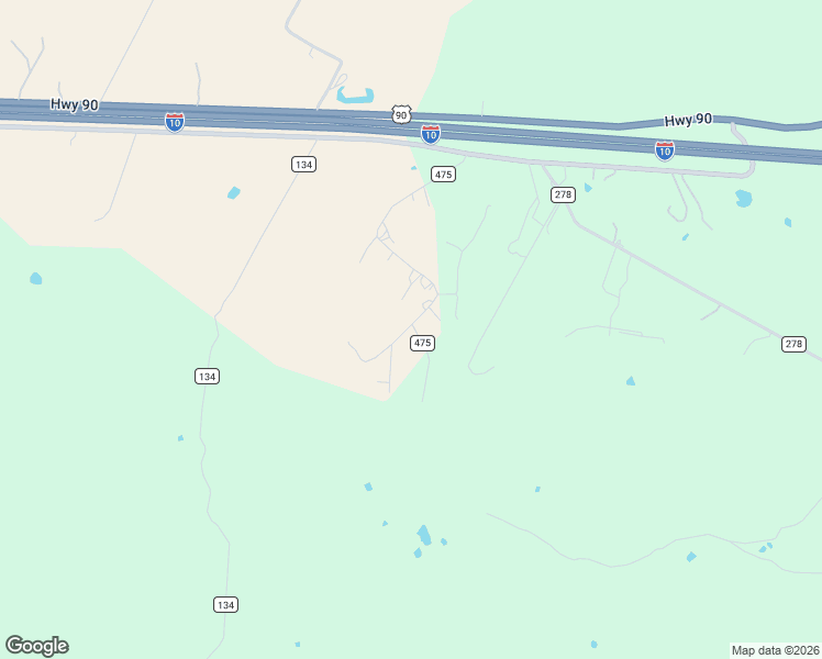 map of restaurants, bars, coffee shops, grocery stores, and more near 448 County Road 475 in Luling