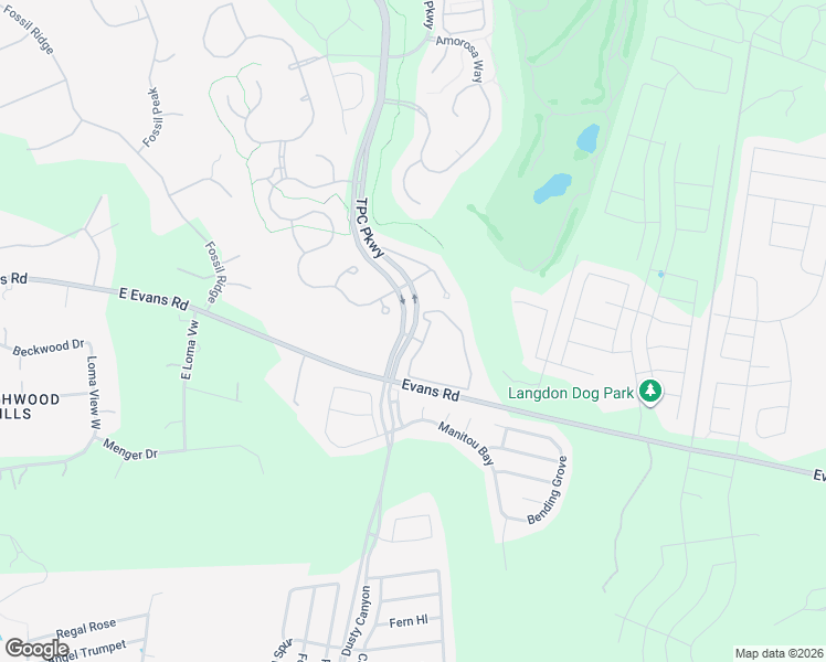 map of restaurants, bars, coffee shops, grocery stores, and more near 5509 TPC Parkway in San Antonio