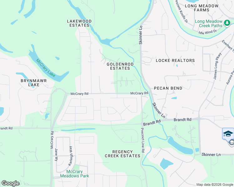 map of restaurants, bars, coffee shops, grocery stores, and more near 4426 McCrary Road in Richmond