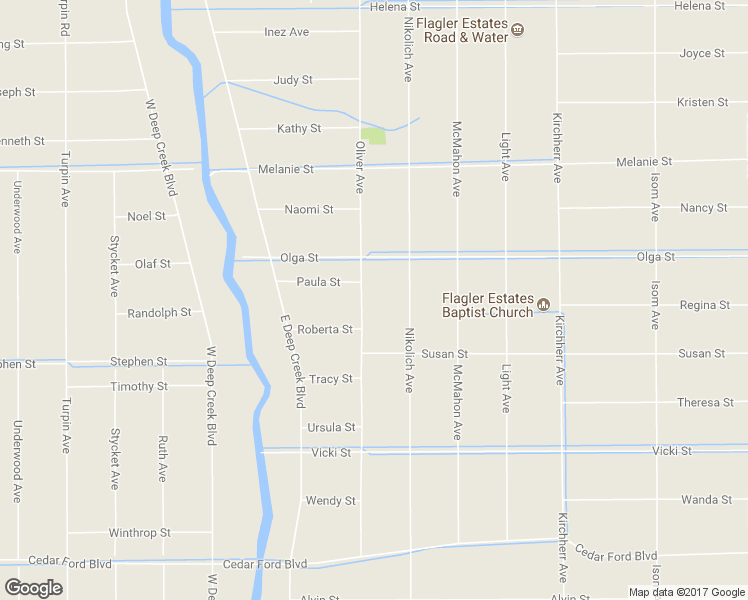 map of restaurants, bars, coffee shops, grocery stores, and more near 10130 Oliver Avenue in Hastings