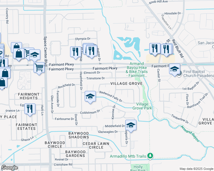 map of restaurants, bars, coffee shops, grocery stores, and more near 4203 Cantwell Drive in Pasadena