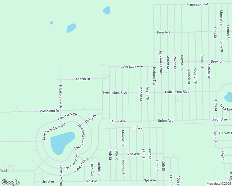 map of restaurants, bars, coffee shops, grocery stores, and more near Manatee Street in Putnam County