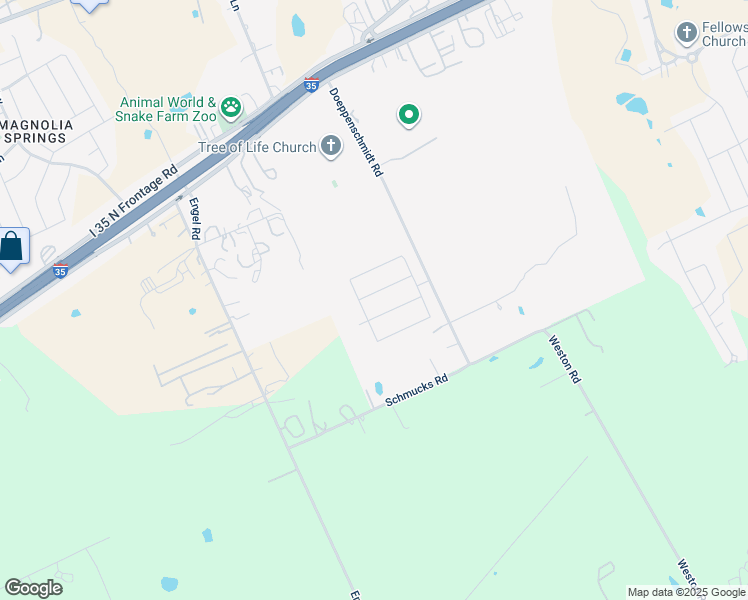 map of restaurants, bars, coffee shops, grocery stores, and more near 5649 Briar Field in New Braunfels