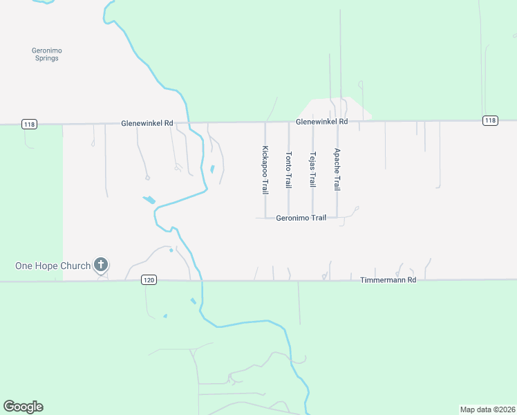 map of restaurants, bars, coffee shops, grocery stores, and more near 156 Kickapoo Trail in Seguin