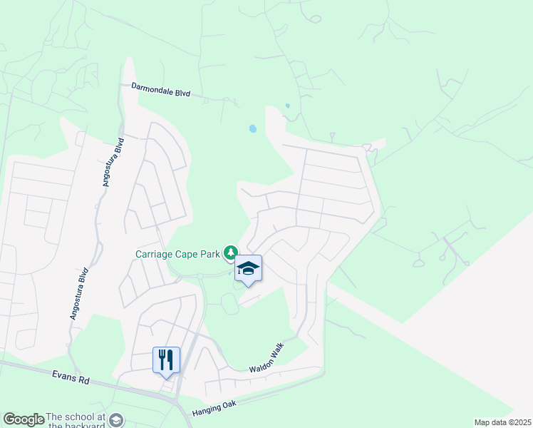 map of restaurants, bars, coffee shops, grocery stores, and more near 5822 Akin Elm in San Antonio