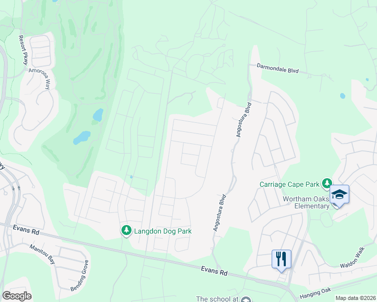 map of restaurants, bars, coffee shops, grocery stores, and more near 22982 Cibolo Vista in San Antonio