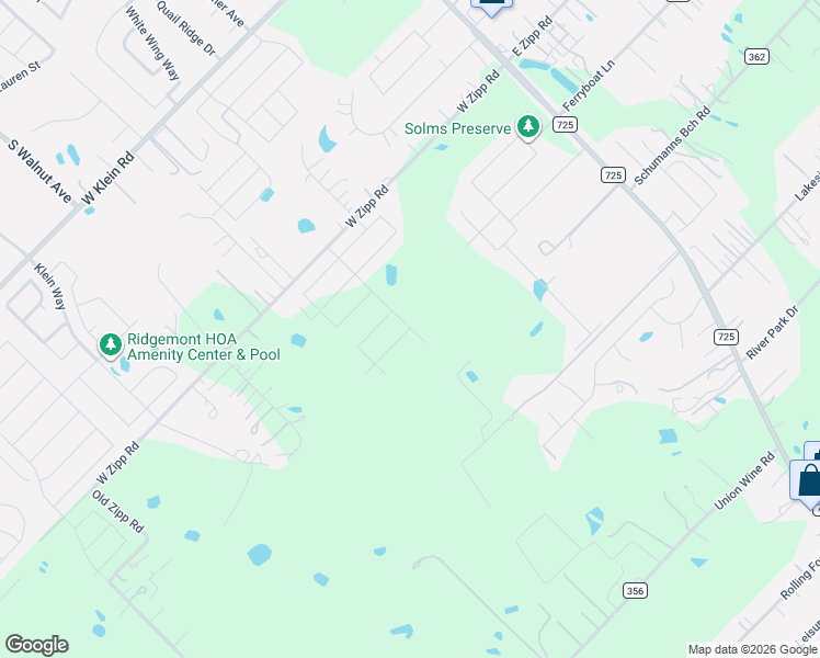 map of restaurants, bars, coffee shops, grocery stores, and more near 143-449 West Zipp Road in New Braunfels