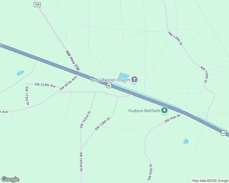 map of restaurants, bars, coffee shops, grocery stores, and more near 13791 U.S. 19 in Cross City