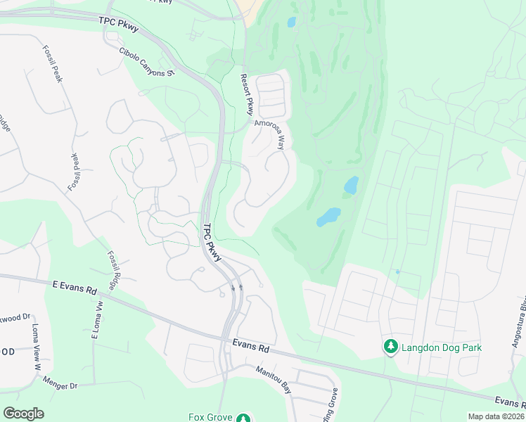 map of restaurants, bars, coffee shops, grocery stores, and more near 4626 Amorosa Way in San Antonio