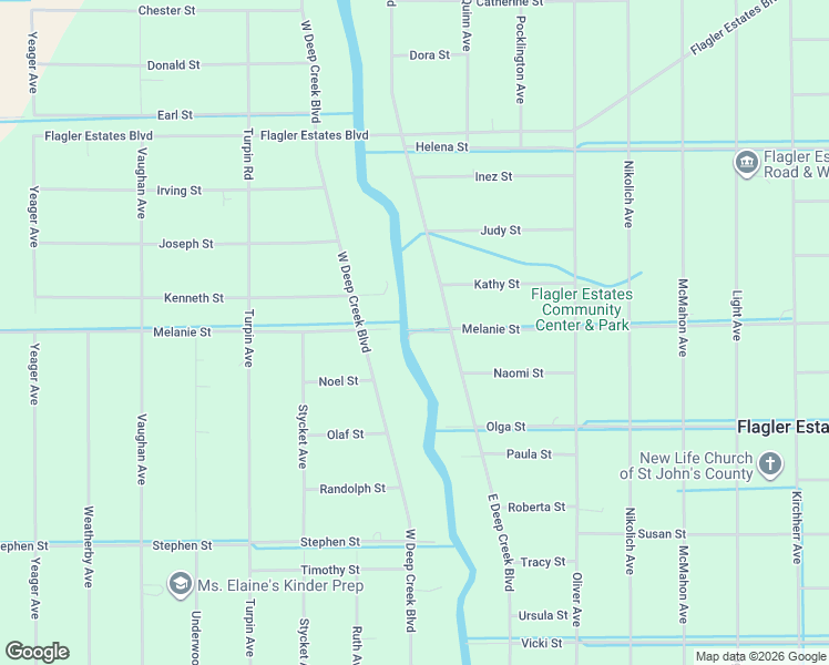 map of restaurants, bars, coffee shops, grocery stores, and more near 4801 Melanie Street in Hastings