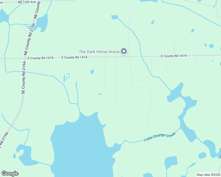 map of restaurants, bars, coffee shops, grocery stores, and more near 22929 East County Road 1474 in Hawthorne