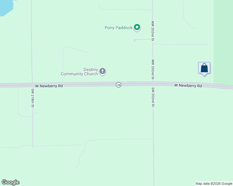 map of restaurants, bars, coffee shops, grocery stores, and more near 20737 West Newberry Road in Newberry