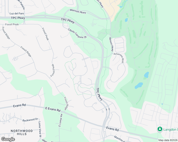 map of restaurants, bars, coffee shops, grocery stores, and more near 22815 Roble Grande in San Antonio