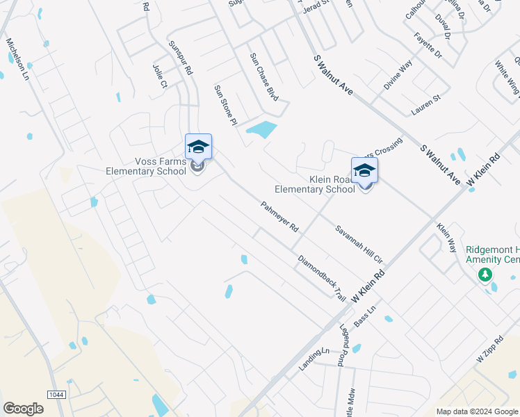 map of restaurants, bars, coffee shops, grocery stores, and more near 2568 Pahmeyer Road in New Braunfels