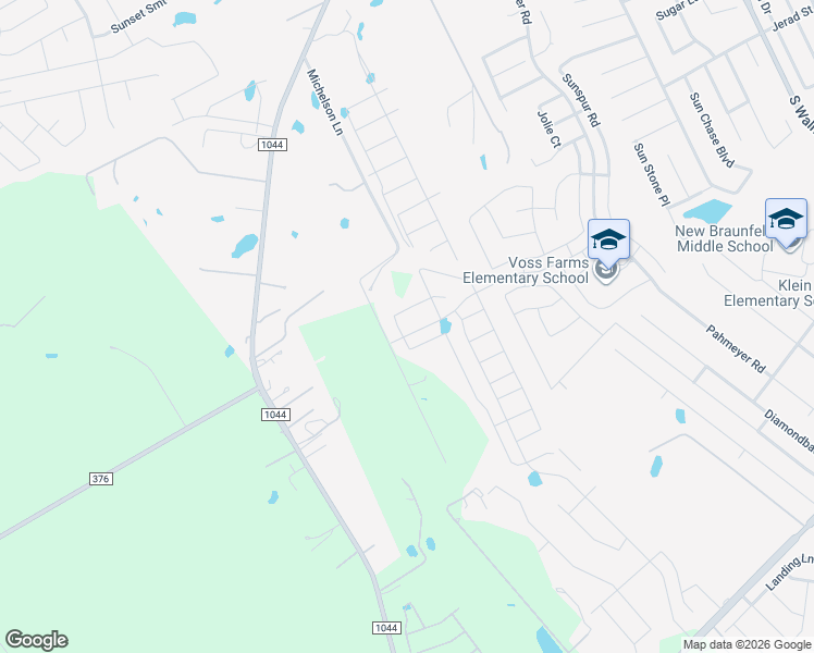 map of restaurants, bars, coffee shops, grocery stores, and more near 1973 Bluethroat in New Braunfels