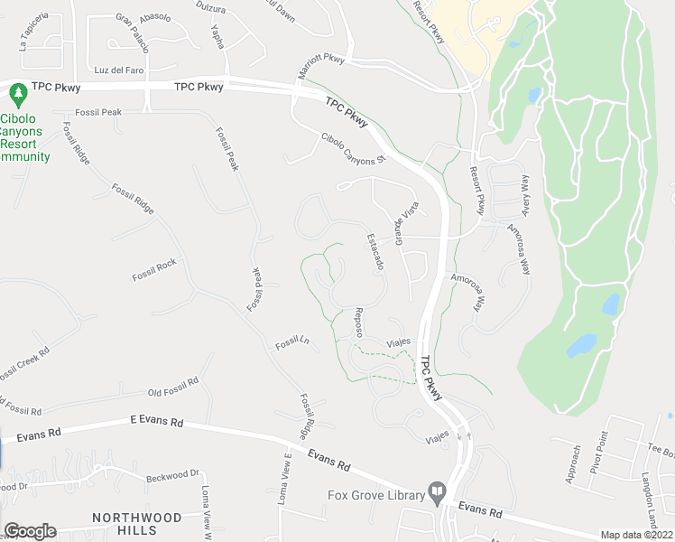 map of restaurants, bars, coffee shops, grocery stores, and more near 22919 Estacado in San Antonio