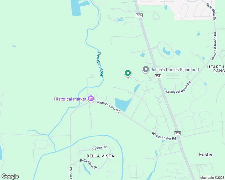 map of restaurants, bars, coffee shops, grocery stores, and more near 819 Leaning Oak Trail in Richmond