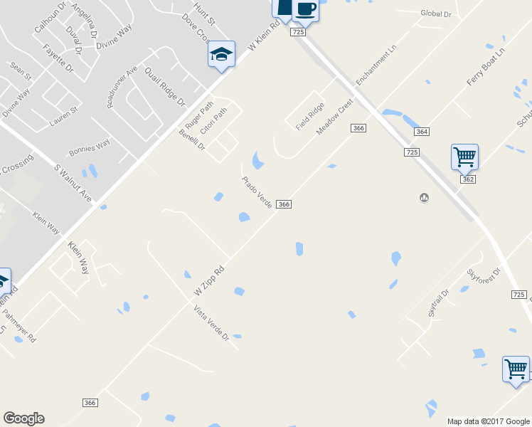 map of restaurants, bars, coffee shops, grocery stores, and more near 236 West Zipp Road in New Braunfels