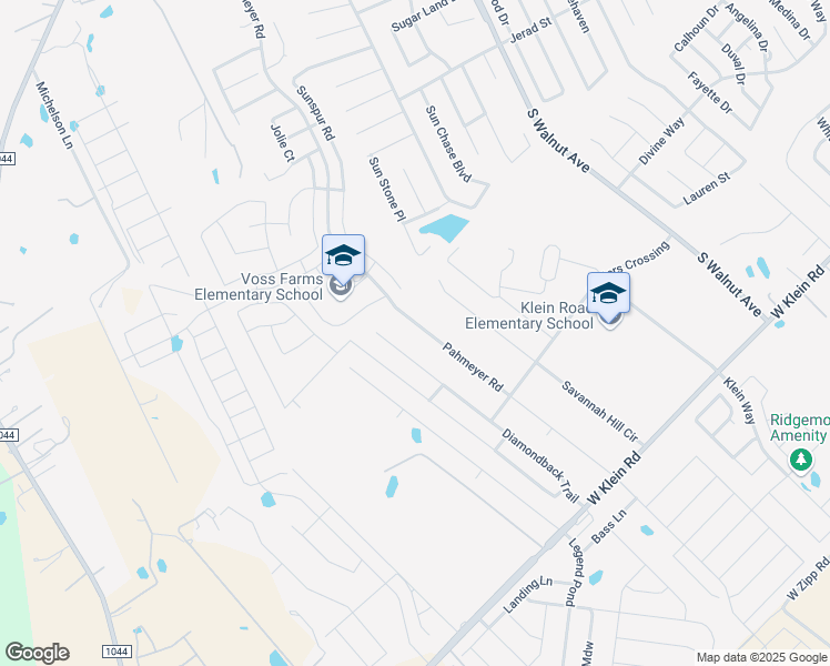 map of restaurants, bars, coffee shops, grocery stores, and more near 2598 Pahmeyer Road in New Braunfels