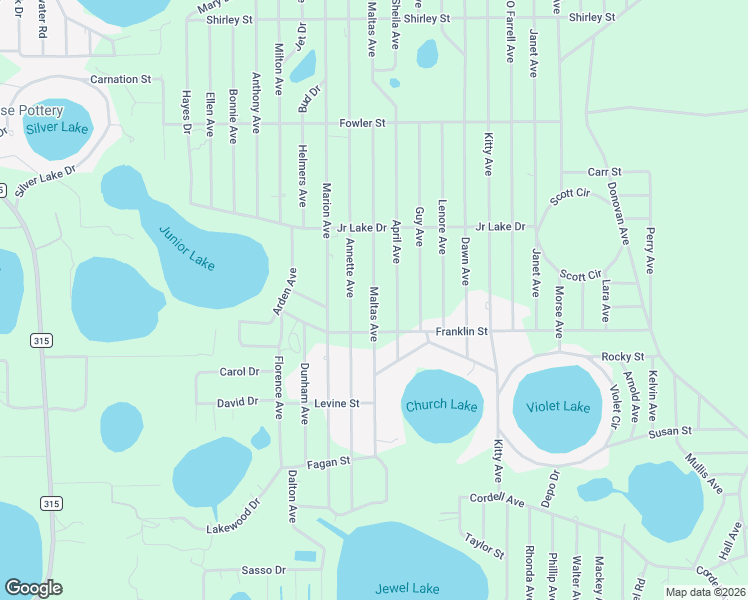 map of restaurants, bars, coffee shops, grocery stores, and more near 304 Maltas Avenue in Interlachen