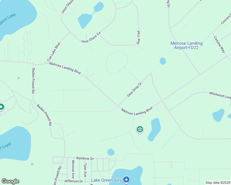 map of restaurants, bars, coffee shops, grocery stores, and more near 164 Melrose Landing Boulevard in Hawthorne