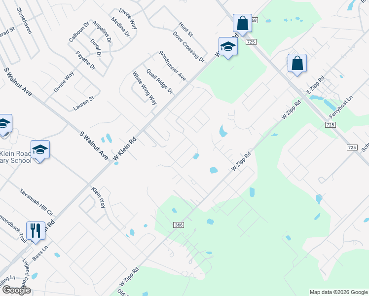 map of restaurants, bars, coffee shops, grocery stores, and more near 221 savage st in New Braunfels