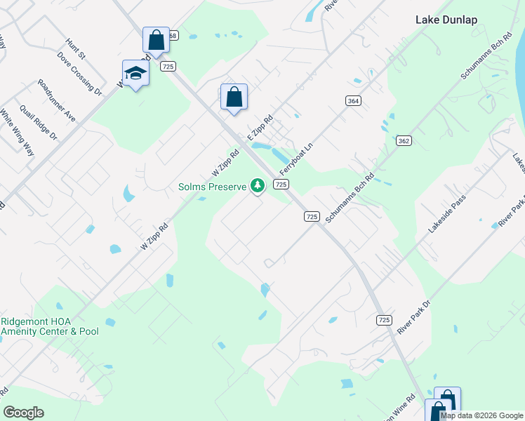 map of restaurants, bars, coffee shops, grocery stores, and more near 131 Laurel Grace Lane in New Braunfels